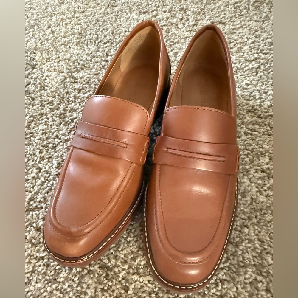 Madewell Bradley lugsole Brown Loafers